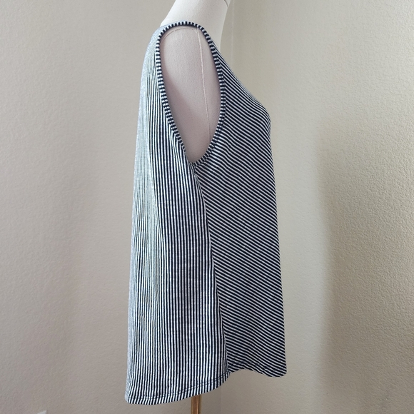 New York Laundry striped tank. Size L nwot - Picture 7 of 12